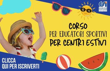 CORSO EDUCATORI SPORTIVI PER CENTRI ESTIVI